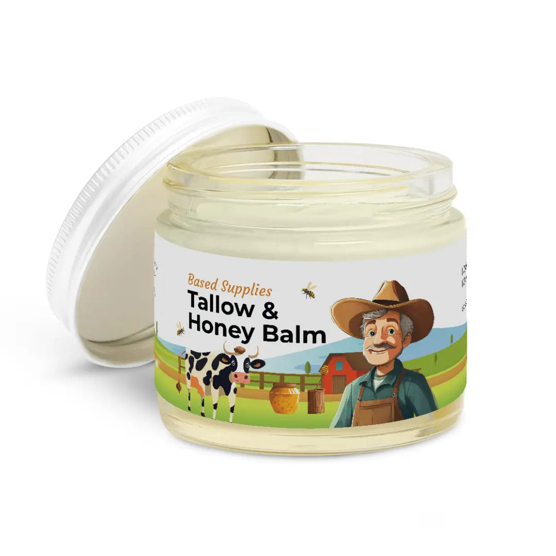 Tallow & Honey Balm Moisturizer Face Cream All Purpose Grass Fed Beef