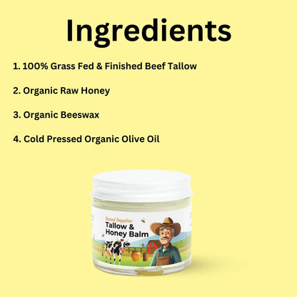 No Essential Oils - Tallow & Honey Balm